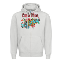 Little Miss Second Grade Zipper Hoodie | Teevron