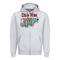 Heather Grey little miss second grade Zipper Hoodie - Jasminsmagicworld
