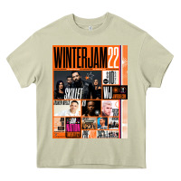 Mossy Winter Jam Heavy Core Tee - linhVisuals