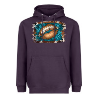 Plum Football Lips Heavyweight Hoodie - Jasminsmagicworld