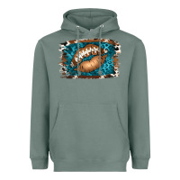 Sage Football Lips Heavyweight Hoodie - Jasminsmagicworld