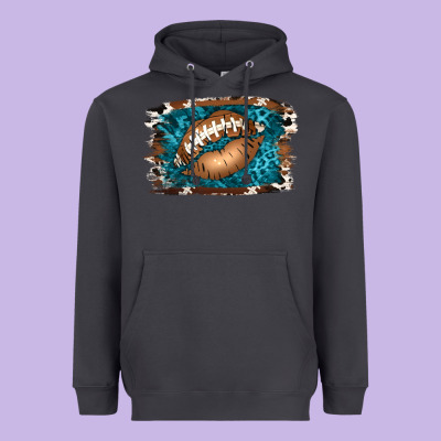 Football Lips Heavyweight Hoodie Designed By Jasminsmagicworld