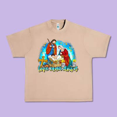 Love Came Down Urban Heavy Tee Designed By Cowhidedigitalart