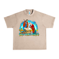 French Oak Love Came Down Urban Heavy Tee - CowhideDigitalArt