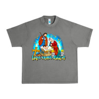 Tornado Love Came Down Urban Heavy Tee - CowhideDigitalArt