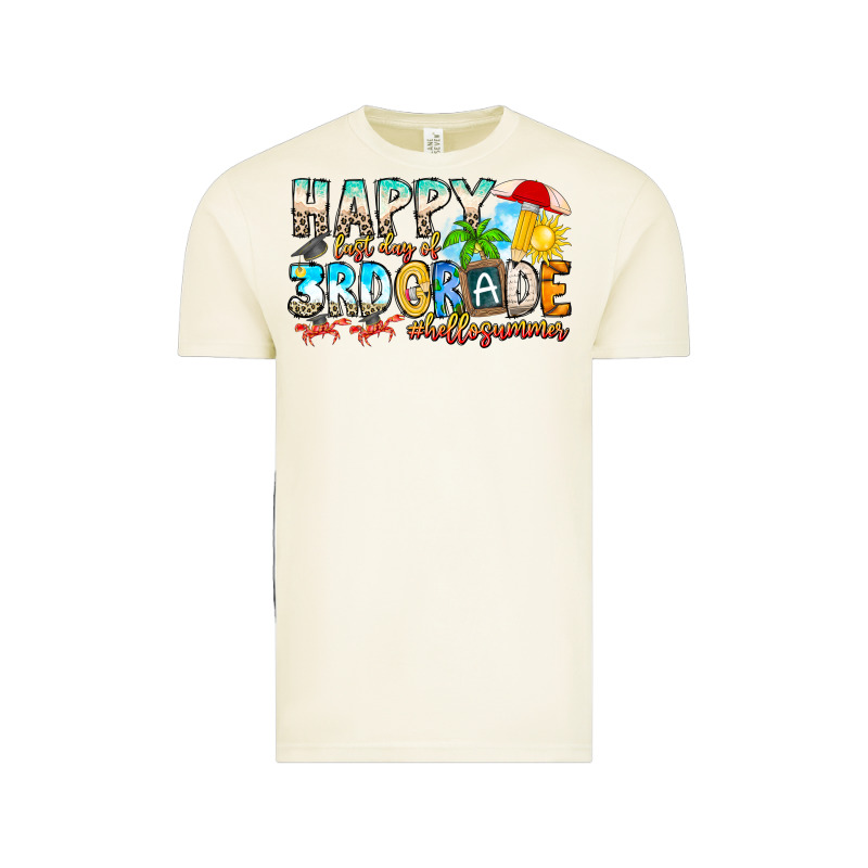 Name Farewell 3rd Grade  Hello Summer Vintage Tee by CowhideDigitalArt | Teevron