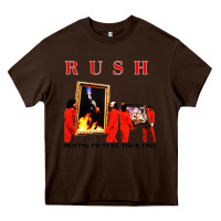 Chocolate Brown rush moving pictures Heavy Core Tee - linhVisuals