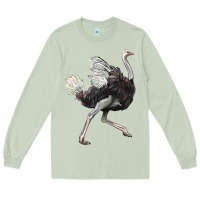Matcha Ostrich Long Sleeve Tee - LillyAllenDesigns