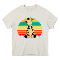 Cream africa animals african safari retro Heavy Core Tee - linhVisuals