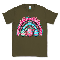 Army Green Easter eggs rainbow Classic Tee - OliviaCreatesArt