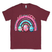 Burgundy Easter eggs rainbow Classic Tee - OliviaCreatesArt