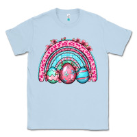 Dusty Blue Easter eggs rainbow Classic Tee - OliviaCreatesArt