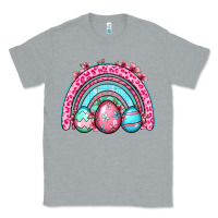 Heather Grey Easter eggs rainbow Classic Tee - OliviaCreatesArt