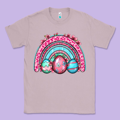 Easter Eggs Rainbow Classic Tee Designed By Oliviacreatesart