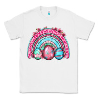 White Easter eggs rainbow Classic Tee - OliviaCreatesArt