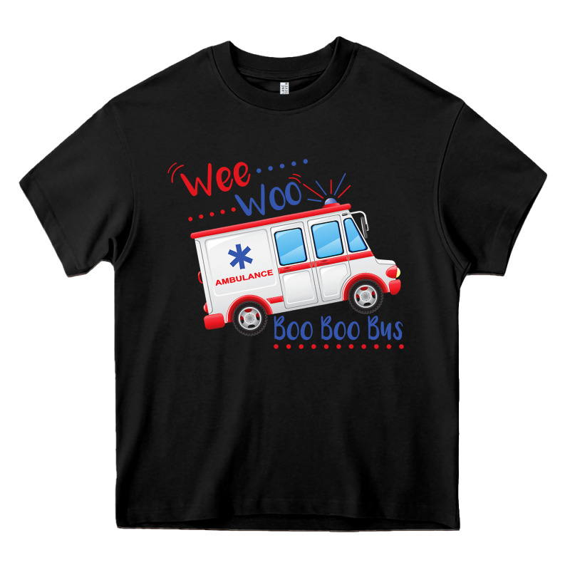 Emt Paramedic Wee Woo Ambulance Boo Heavy Core Tee by linhVisuals | Teevron