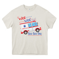 Cream emt paramedic wee woo ambulance boo Heavy Core Tee - linhVisuals