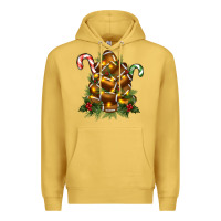 Antique Gold football tree christmas Premium Hoodie - RanaPortraitStore