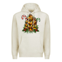 Oatmeal Heather football tree christmas Premium Hoodie - RanaPortraitStore