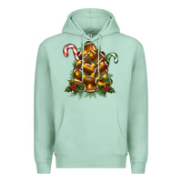 Seafoam football tree christmas Premium Hoodie - RanaPortraitStore