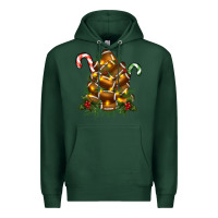 Sports Green football tree christmas Premium Hoodie - RanaPortraitStore