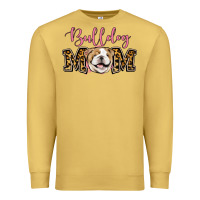 Antique Gold Bulldog Mom Premium Sweatshirt - Jasminsmagicworld