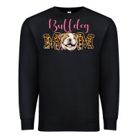 Black Bulldog Mom Premium Sweatshirt - Jasminsmagicworld