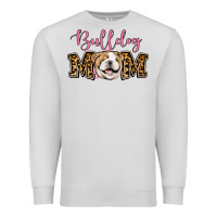 Dove Grey Bulldog Mom Premium Sweatshirt - Jasminsmagicworld