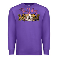 Purple Bulldog Mom Premium Sweatshirt - Jasminsmagicworld