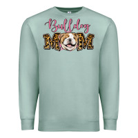Seafoam Bulldog Mom Premium Sweatshirt - Jasminsmagicworld