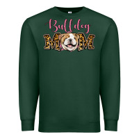 Sports Green Bulldog Mom Premium Sweatshirt - Jasminsmagicworld