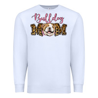 White Bulldog Mom Premium Sweatshirt - Jasminsmagicworld