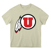 Mossy utah utes Heavy Core Tee - linhVisuals