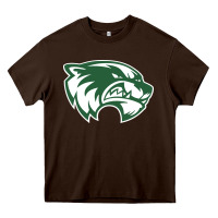 Chocolate Brown utah valley wolverines Heavy Core Tee - linhVisuals
