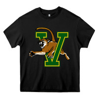 Black vermont catamounts Heavy Core Tee - linhVisuals