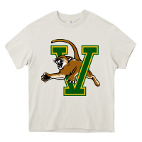 Cream vermont catamounts Heavy Core Tee - linhVisuals