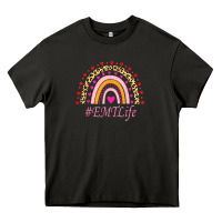 Asphalt emt nurse leopard rainbow nurse's week Heavy Core Tee - linhVisuals