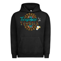 Pigment Black turquoise gemstone and taquila Urban Hoodie - RanaPortraitStore