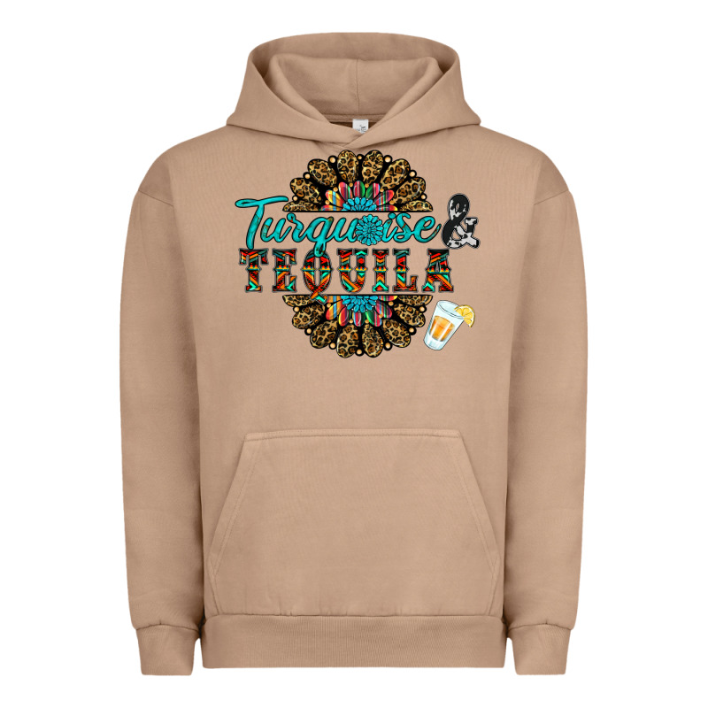 Turquoise Gemstone And Taquila Urban Hoodie by RanaPortraitStore | Teevron