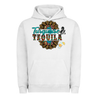 Pigment Lunar Rock turquoise gemstone and taquila Urban Hoodie - RanaPortraitStore