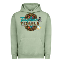 Pigment Oil Green turquoise gemstone and taquila Urban Hoodie - RanaPortraitStore