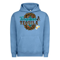 Pigment Pebble Blue turquoise gemstone and taquila Urban Hoodie - RanaPortraitStore