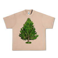 Burro White Pine Tree Illustrations Urban Heavy Tee - LillyAllenDesigns