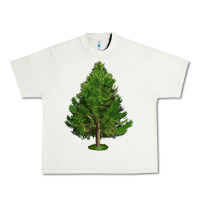 Pistachio White Pine Tree Illustrations Urban Heavy Tee - LillyAllenDesigns