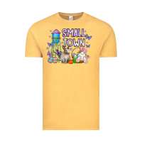 Vintage Mustard Small Town Easter Day Vintage Tee - CowhideDigitalArt