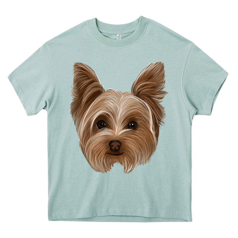 Yorkie Heavy Core Tee by Jasminsmagicworld | Teevron