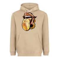 Mushroom Softball Tongue Heavyweight Hoodie - Jasminsmagicworld