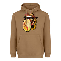 Toasted Coconut Softball Tongue Heavyweight Hoodie - Jasminsmagicworld