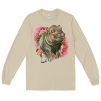 Mushroom leopard baby hippo Long Sleeve Tee - LillyAllenDesigns