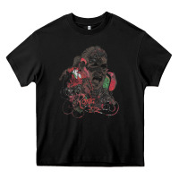 Black cristiano cool Heavy Core Tee - linhVisuals